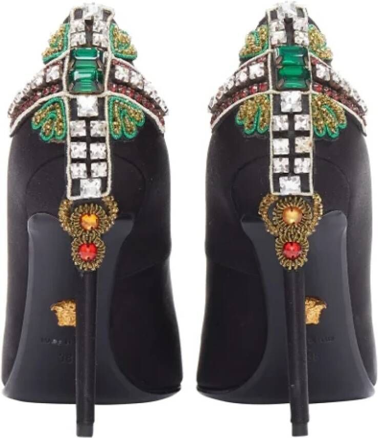 Versace Pre-owned Fabric heels Black Dames