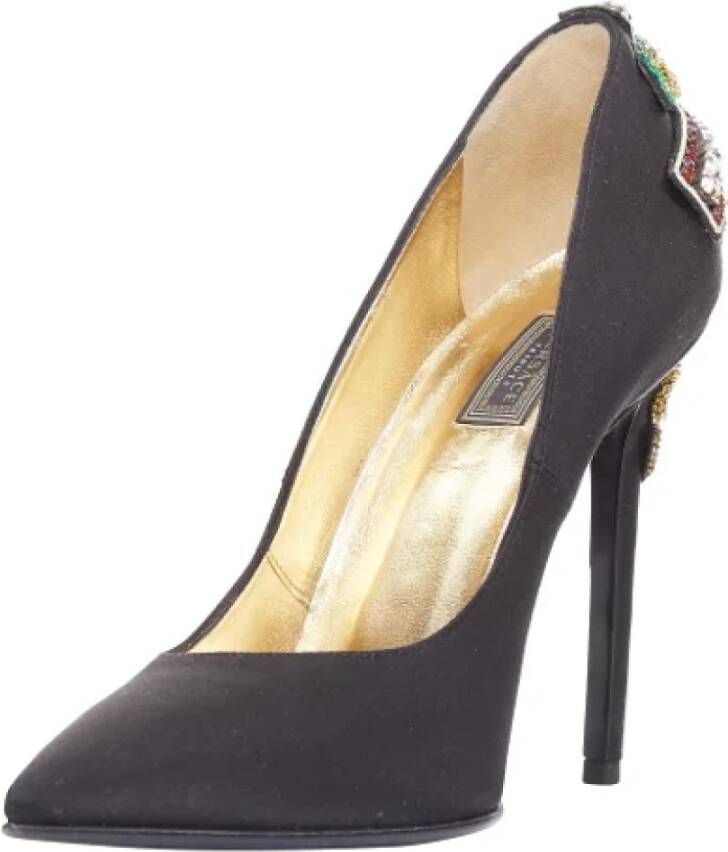 Versace Pre-owned Fabric heels Black Dames