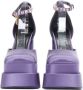 Versace Pre-owned Fabric heels Purple Dames - Thumbnail 3