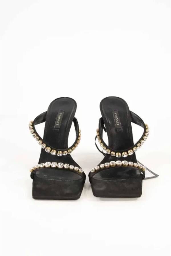 Versace Pre-owned Fabric sandals Black Dames