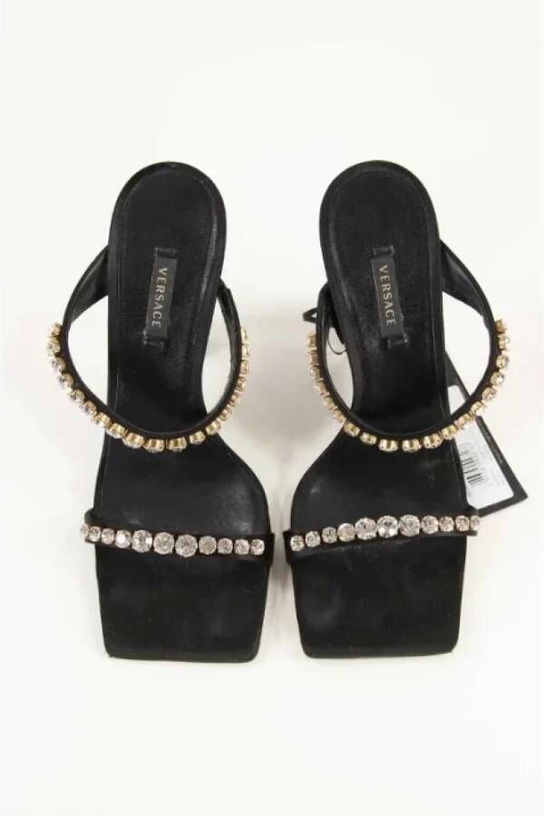 Versace Pre-owned Fabric sandals Black Dames