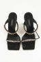 Versace Pre-owned Fabric sandals Black Dames - Thumbnail 3