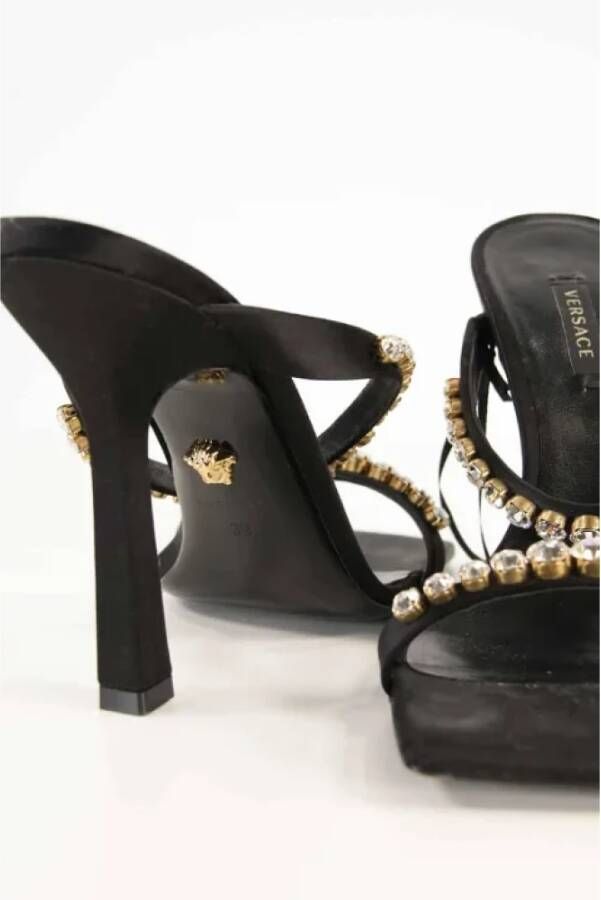 Versace Pre-owned Fabric sandals Black Dames