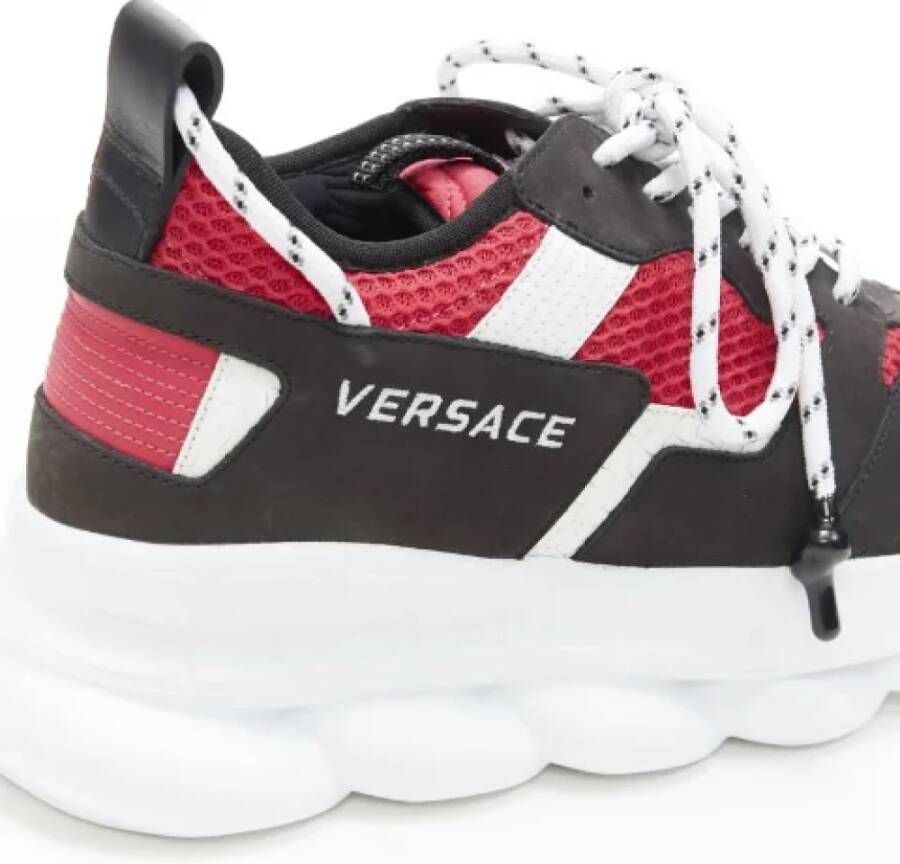 Versace Pre-owned Fabric sneakers Black Dames