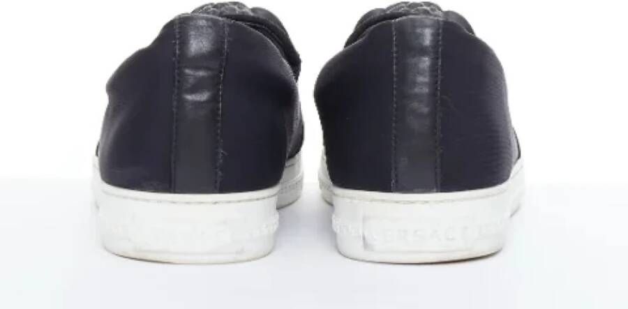 Versace Pre-owned Fabric sneakers Black Heren