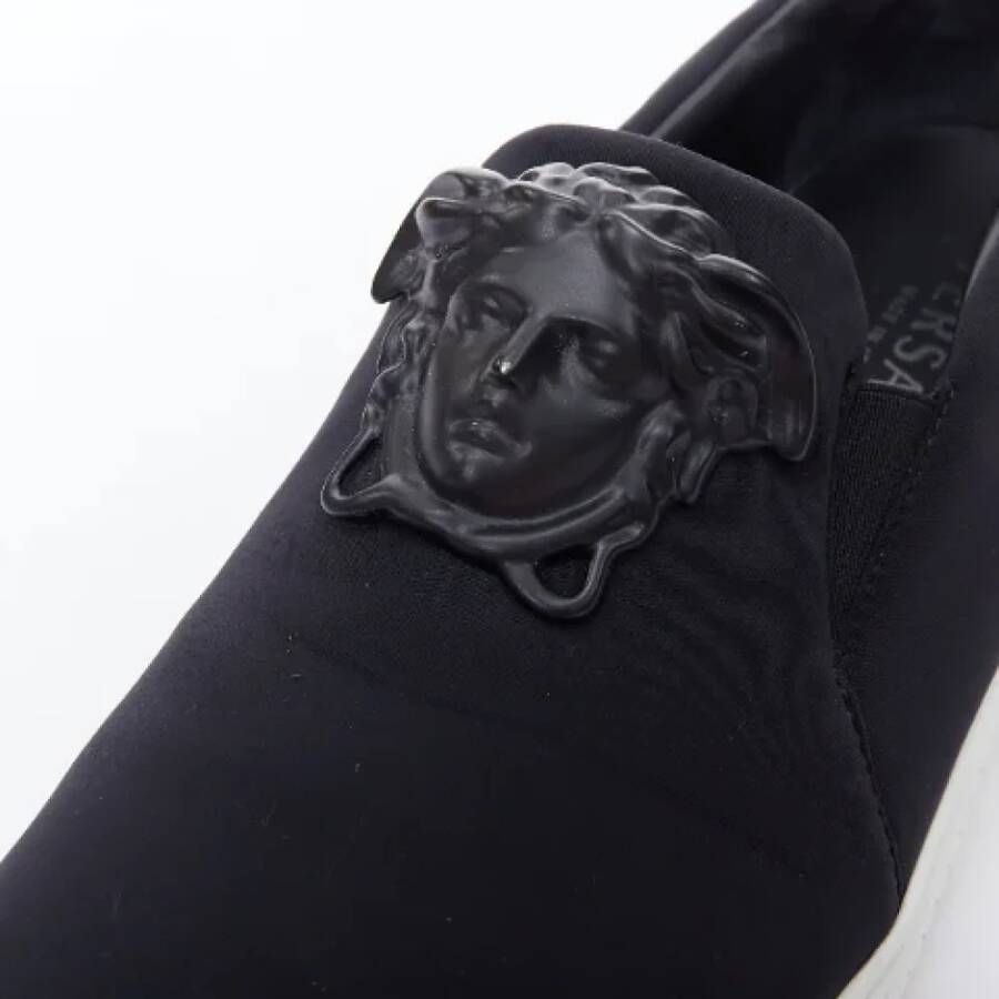 Versace Pre-owned Fabric sneakers Black Heren