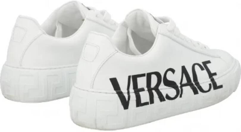 Versace Pre-owned Fabric sneakers White Dames