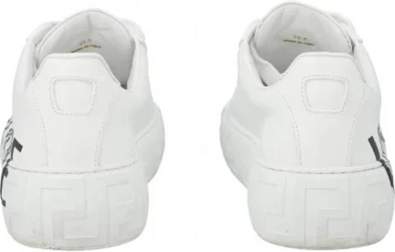 Versace Pre-owned Fabric sneakers White Dames