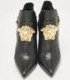 Versace Pre-owned Leather boots Black Dames - Thumbnail 2