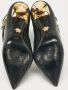 Versace Pre-owned Leather boots Black Dames - Thumbnail 5