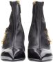 Versace Pre-owned Leather boots Black Dames - Thumbnail 4