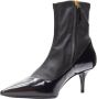 Versace Pre-owned Leather boots Black Dames - Thumbnail 5