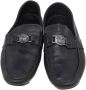 Versace Pre-owned Leather flats Black Dames - Thumbnail 2