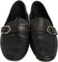 Versace Pre-owned Leather flats Black Heren - Thumbnail 2