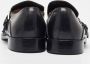 Versace Pre-owned Leather flats Black Heren - Thumbnail 4