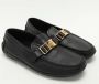 Versace Pre-owned Leather flats Black Heren - Thumbnail 2