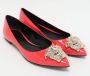 Versace Pre-owned Leather flats Pink Dames - Thumbnail 3