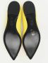 Versace Pre-owned Leather flats Yellow Dames - Thumbnail 5