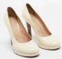 Versace Pre-owned Leather heels Beige Dames - Thumbnail 4