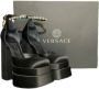 Versace Pre-owned Leather heels Black Dames - Thumbnail 2