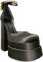 Versace Pre-owned Leather heels Black Dames - Thumbnail 5