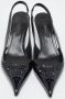 Versace Pre-owned Leather heels Black Dames - Thumbnail 3