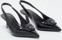 Versace Pre-owned Leather heels Black Dames - Thumbnail 4