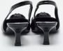 Versace Pre-owned Leather heels Black Dames - Thumbnail 5