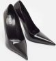 Versace Pre-owned Leather heels Black Dames - Thumbnail 4