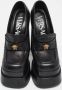 Versace Pre-owned Leather heels Black Dames - Thumbnail 2