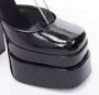 Versace Pre-owned Leather heels Black Dames - Thumbnail 6