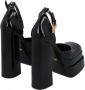 Versace Pre-owned Leather heels Black Dames - Thumbnail 3