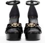 Versace Pre-owned Leather heels Black Dames - Thumbnail 3