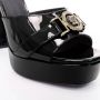 Versace Pre-owned Leather heels Black Dames - Thumbnail 8