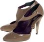 Versace Pre-owned Leather heels Brown Dames - Thumbnail 3