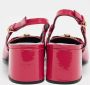 Versace Pre-owned Leather heels Pink Dames - Thumbnail 5