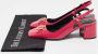 Versace Pre-owned Leather heels Pink Dames - Thumbnail 9