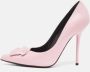 Versace Pre-owned Leather heels Pink Dames - Thumbnail 2