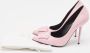 Versace Pre-owned Leather heels Pink Dames - Thumbnail 9