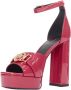 Versace Pre-owned Leather heels Pink Dames - Thumbnail 4