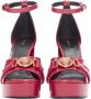 Versace Pre-owned Leather heels Pink Dames - Thumbnail 3