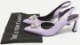 Versace Pre-owned Leather heels Purple Dames - Thumbnail 7