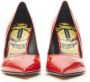 Versace Pre-owned Leather heels Red Dames - Thumbnail 3