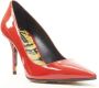 Versace Pre-owned Leather heels Red Dames - Thumbnail 2