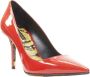 Versace Pre-owned Leather heels Red Dames - Thumbnail 2