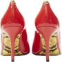 Versace Pre-owned Leather heels Red Dames - Thumbnail 5