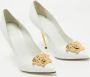Versace Pre-owned Leather heels White Dames - Thumbnail 4