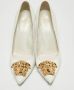 Versace Pre-owned Leather heels White Dames - Thumbnail 2