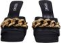 Versace Pre-owned Leather mules Black Dames - Thumbnail 3