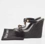 Versace Pre-owned Leather sandals Black Dames - Thumbnail 9